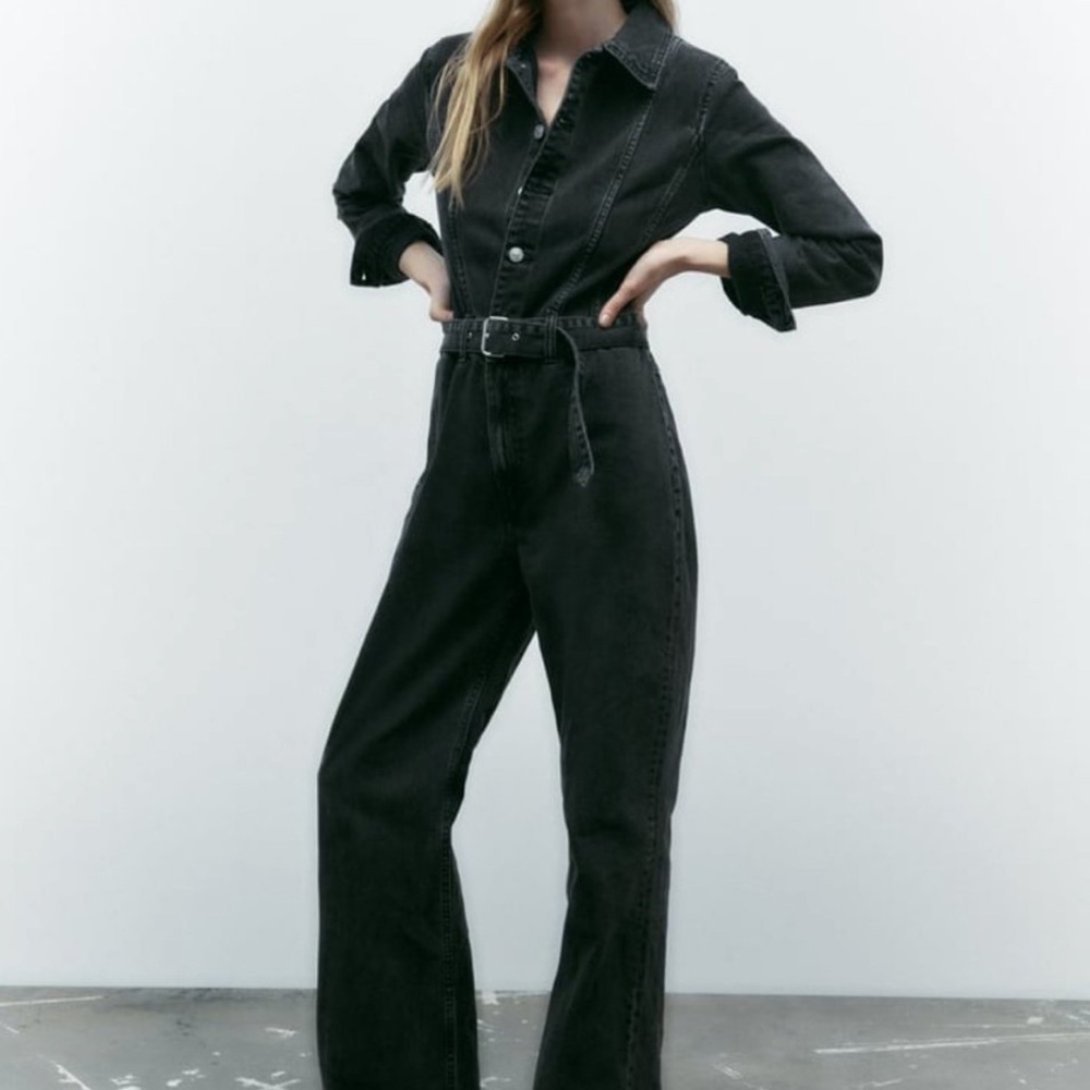 NWT Zara Denim Jumpsuit / denim jumpsuit / workwear jumpsuit